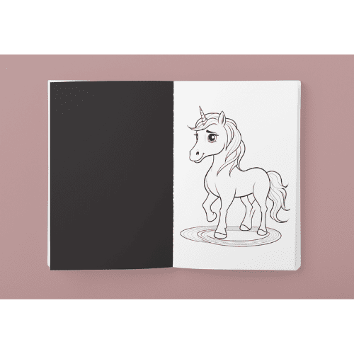 Magical Unicorn Coloring Book For Kids