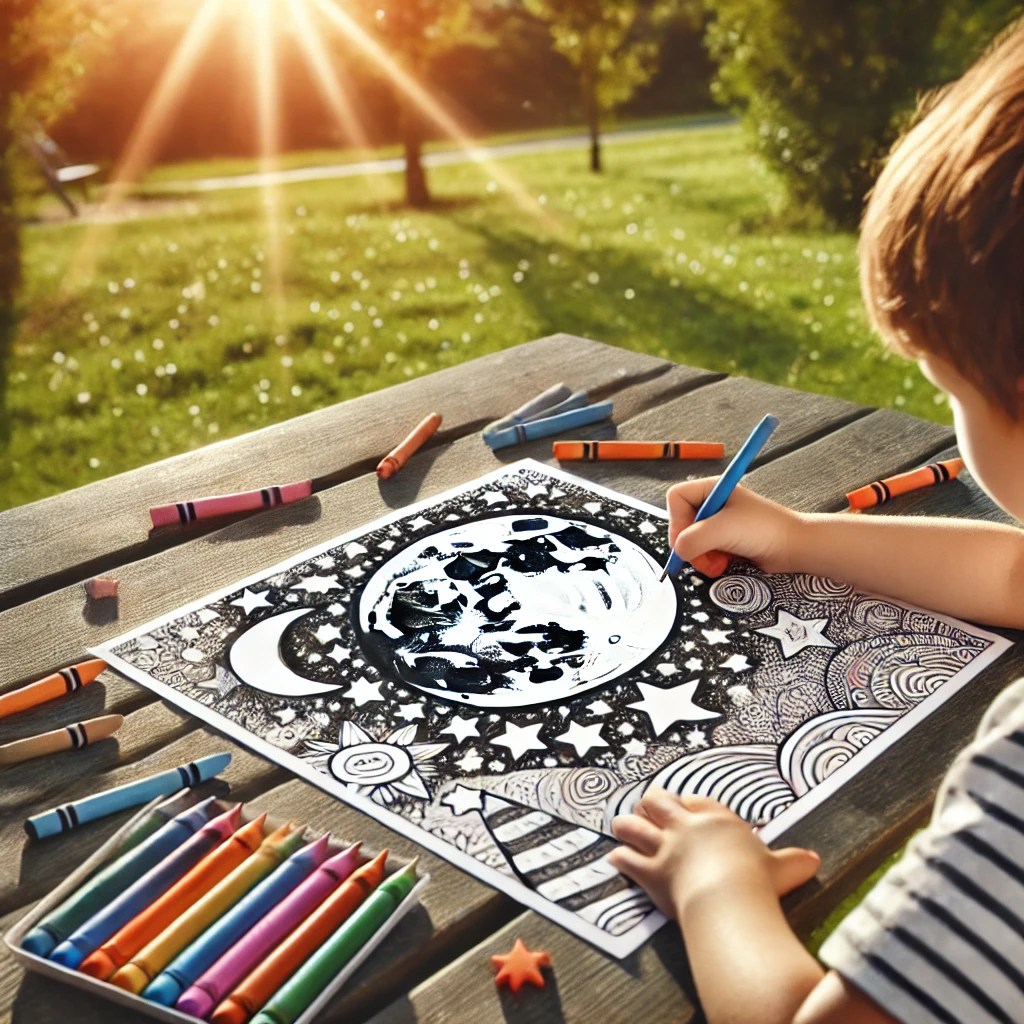 25+ Luminous Moon Coloring Pages
