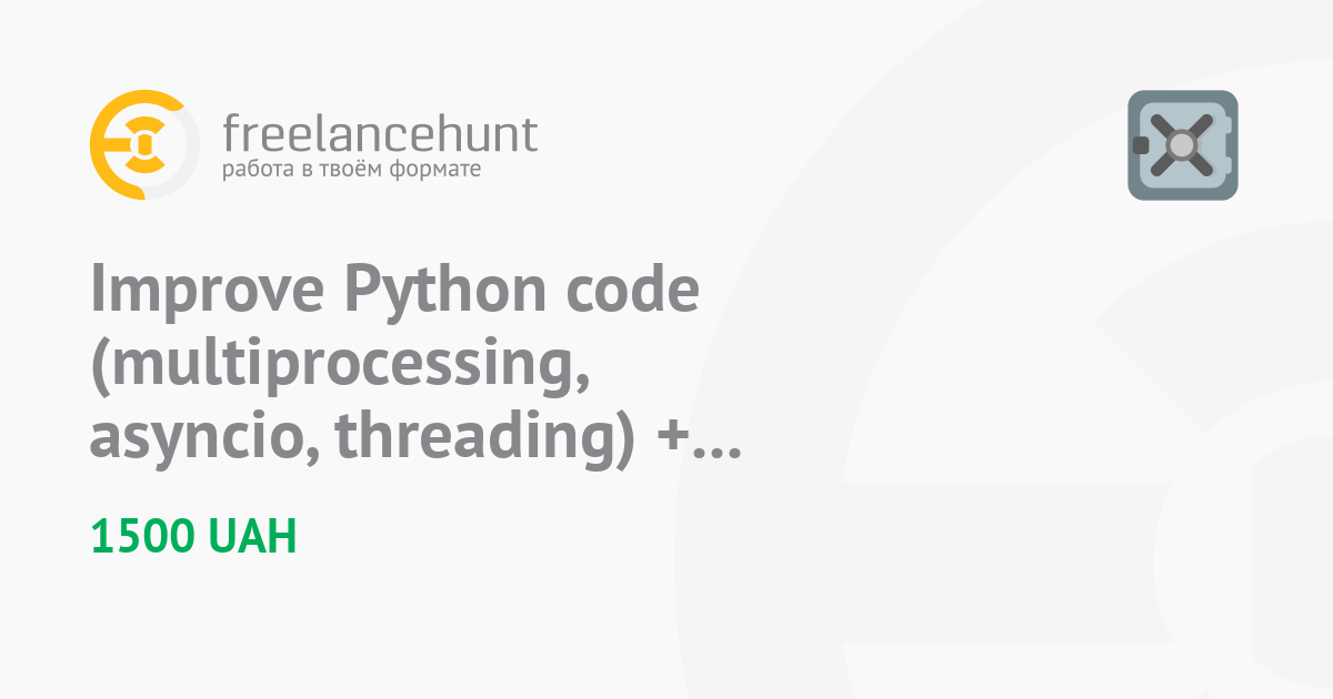 Improve Python code (multiprocessing, asyncio, threading) + docker