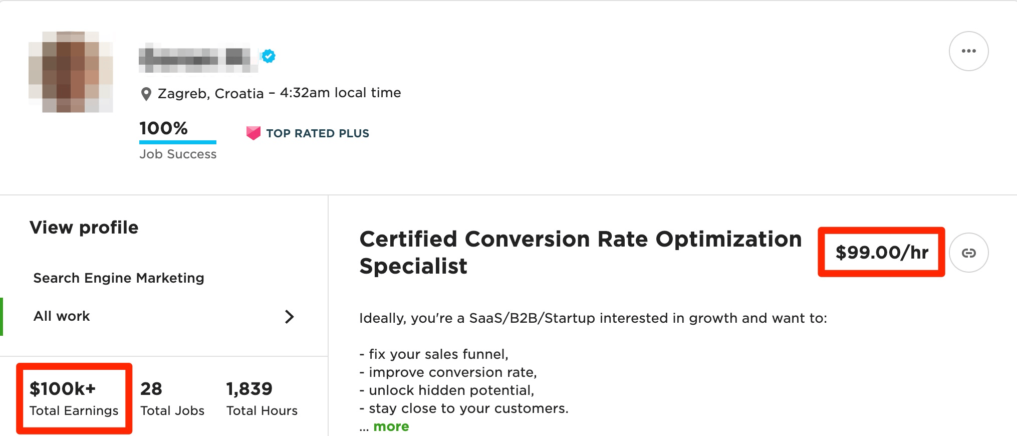 How much can you make on Upwork? 1,000? A living? 100K?