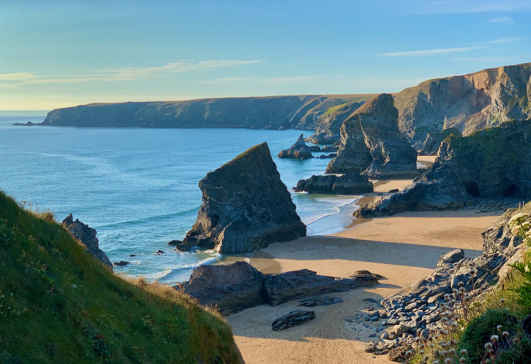 Bedruthan Steps Free Maps of Cornwall