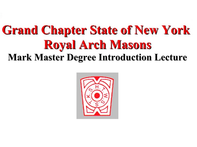 The Degree of Mark Master Mason lecture Free Masonry Talks