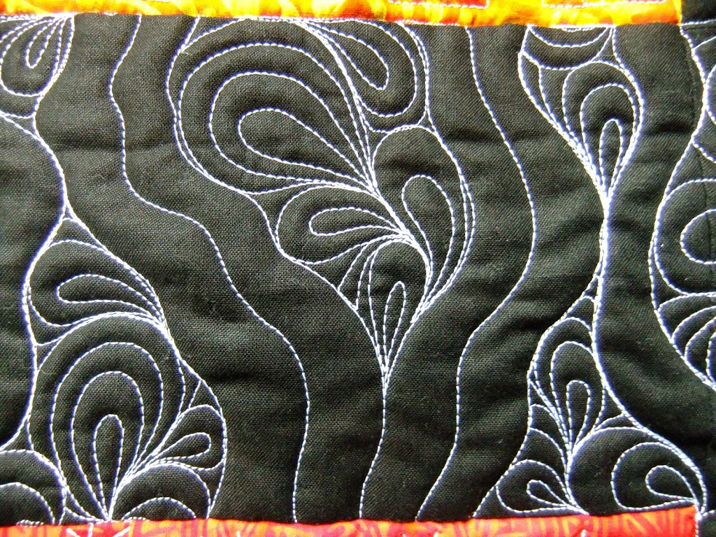 Quilt Along 36 Quilting Trapped Paisley