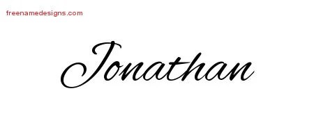 Cursive Name Tattoo Designs Jonathan Free Graphic - Free Name Designs 200_x_450_jpg