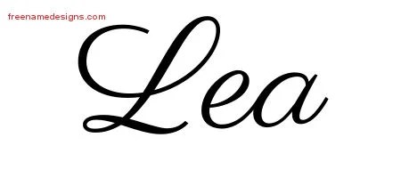Classic Name Tattoo Designs Lea Graphic Download - Free Name Designs 200_x_450_jpg