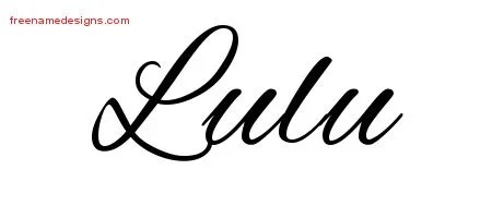 Cursive Name Tattoo Designs Lulu Download Free - Free Name Designs 200_x_450_jpg
