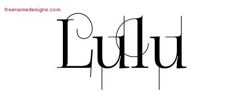 Decorated Name Tattoo Designs Lulu Free - Free Name Designs 200_x_450_jpg