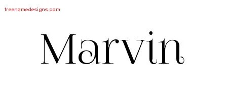 Vintage Name Tattoo Designs Marvin Free Printout - Free Name Designs 200_x_450_jpg