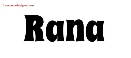 Groovy Name Tattoo Designs Rana Free Lettering - Free Name Designs 200_x_450_jpg