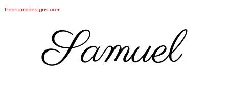Classic Name Tattoo Designs Samuel Graphic Download - Free Name Designs 200_x_450_jpg