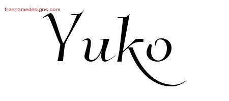 yuko Archives - Free Name Designs