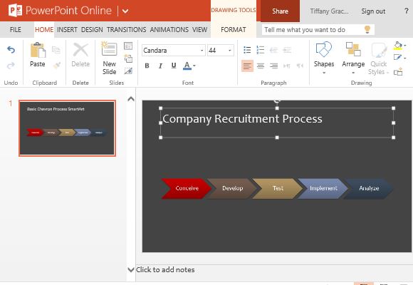 Free Flow Diagram Template for PowerPoint