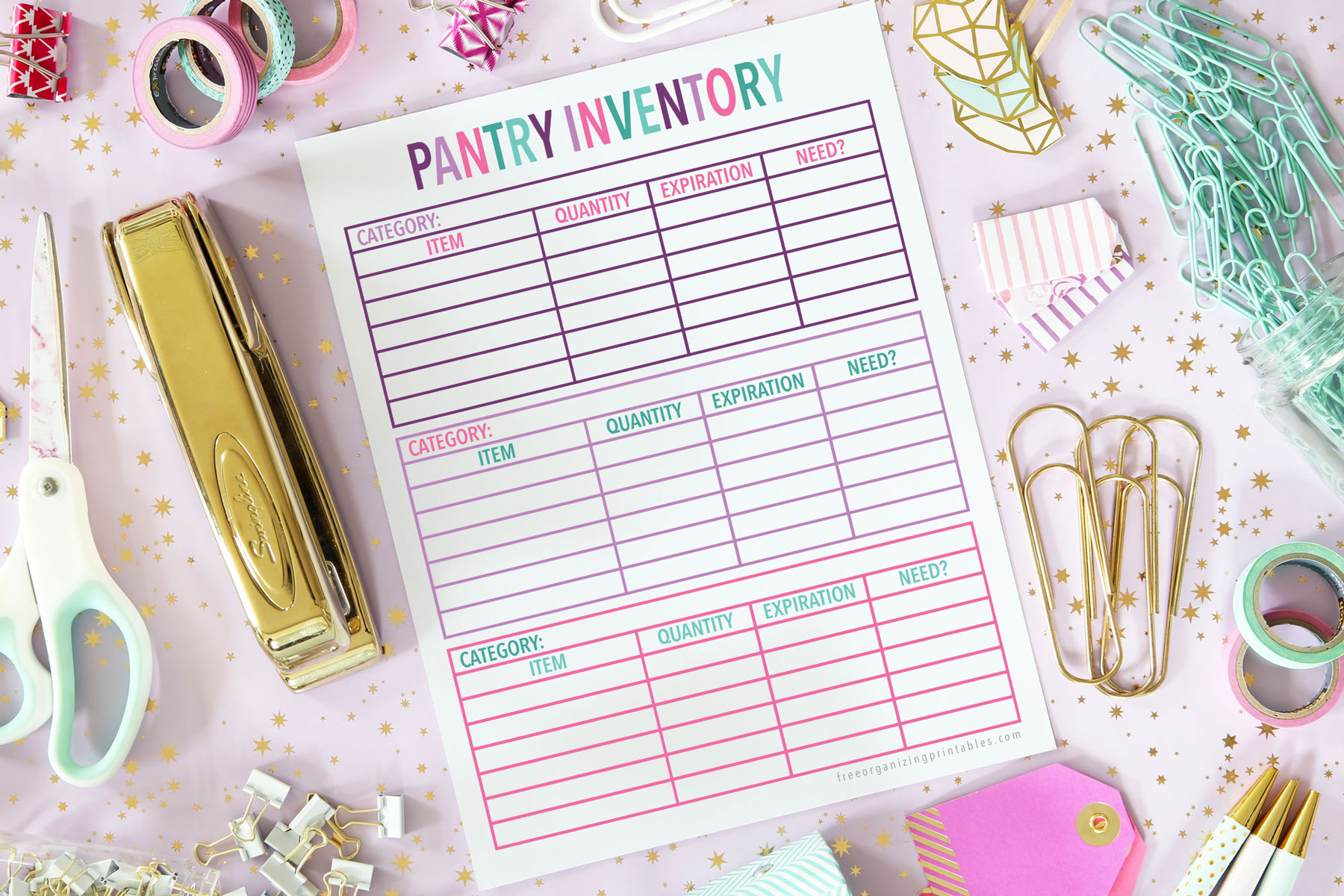 The Best Food Inventory Printables to Organize Your Kitchen
