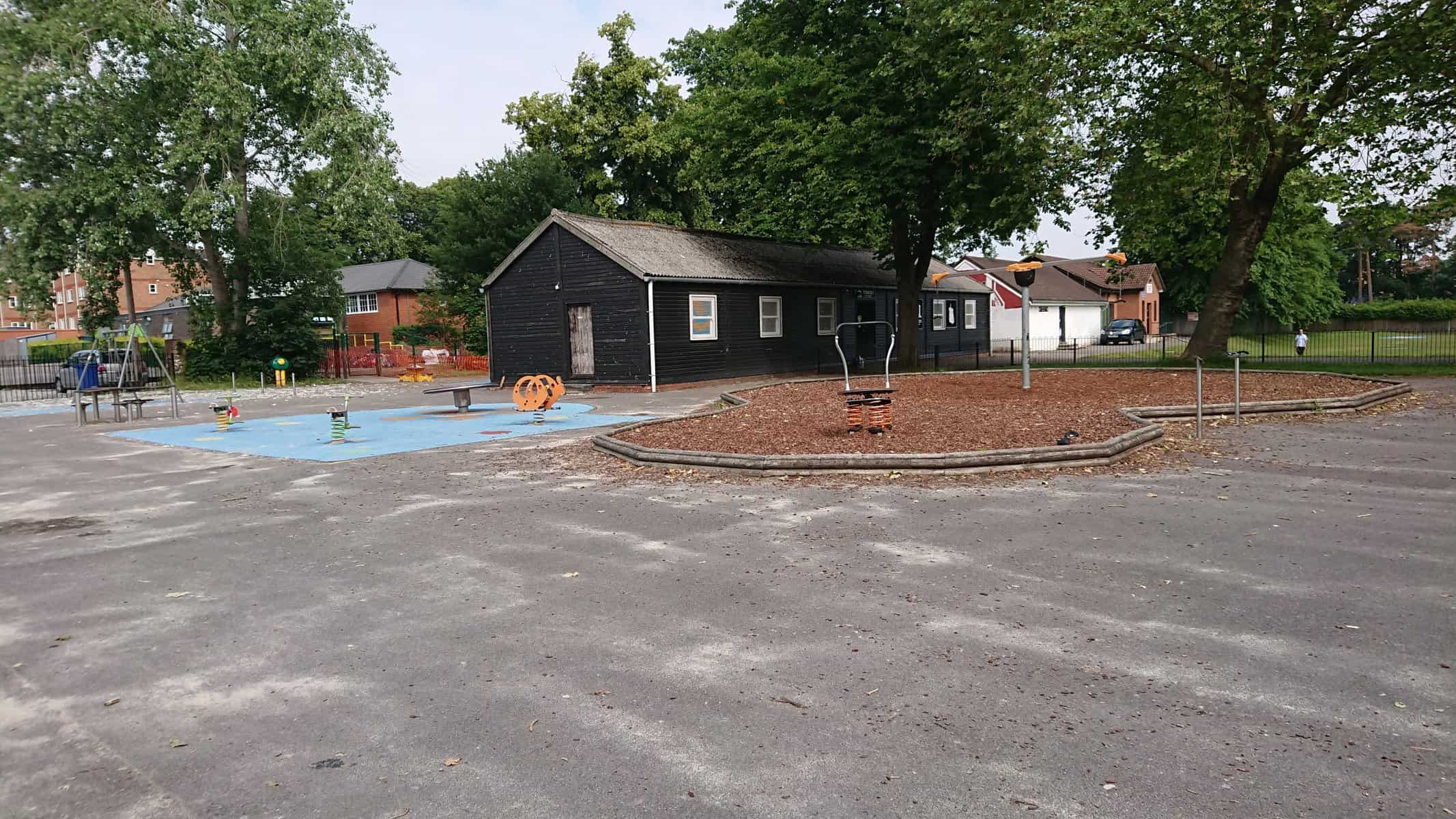 Queens Road Recreation Ground Playground, Farnborough, Hampshire