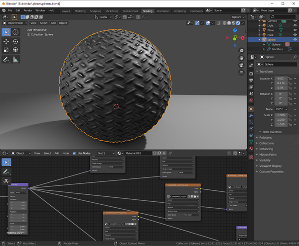 Full Blender PBR Texture Set Support Free PBR Materials