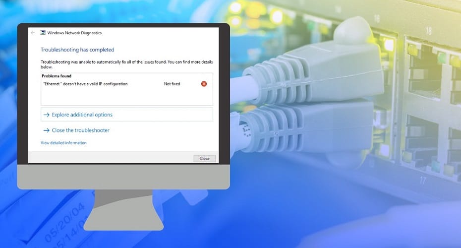 Fixed Doesn't Have a Valid IP Configuration [8 Ways]