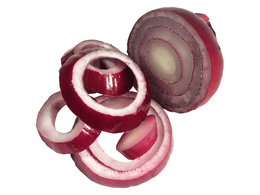 Sliced Onion PNG Transparent Image