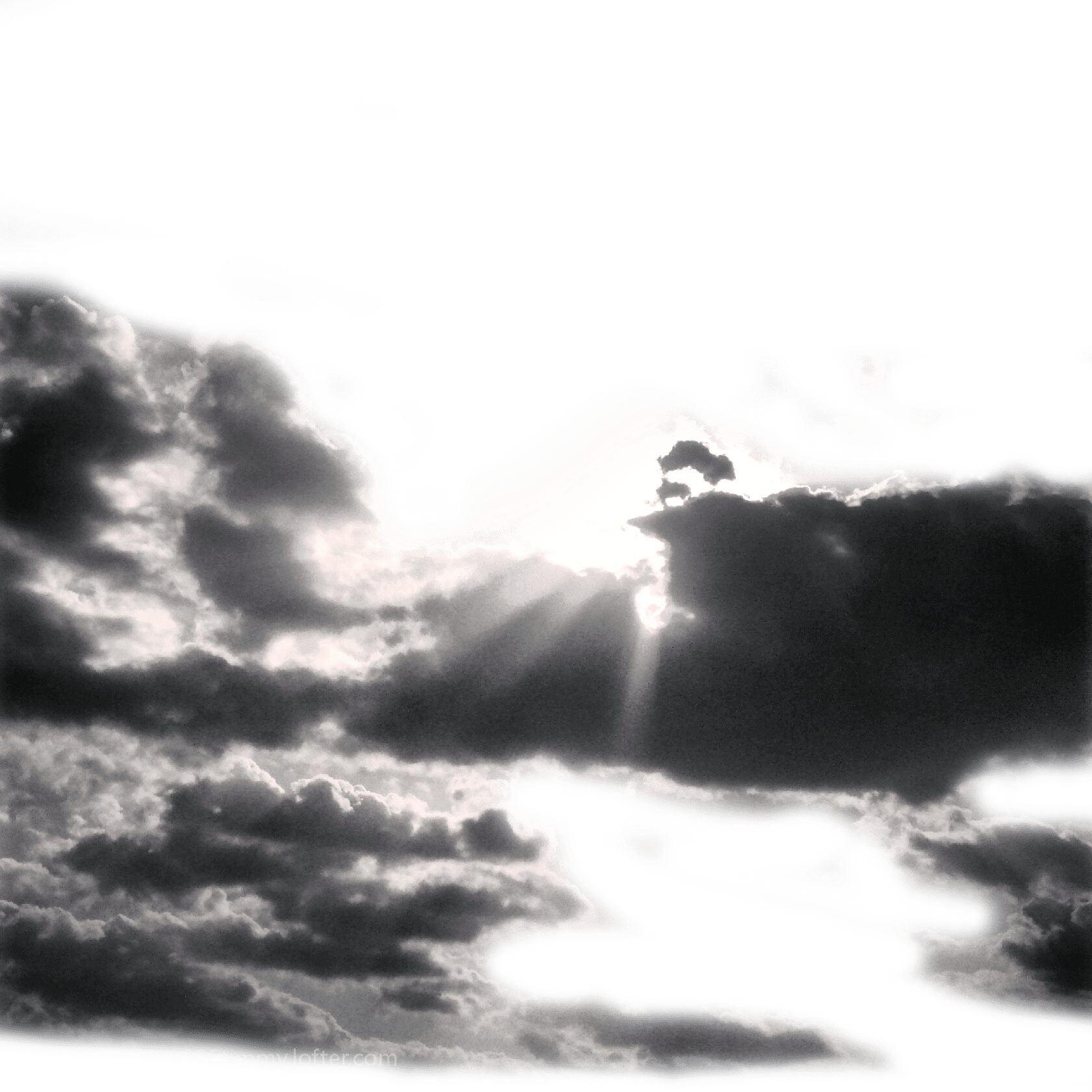 Download Clouds Breaking Sunlight Lightning Dark Through Cloud HQ PNG