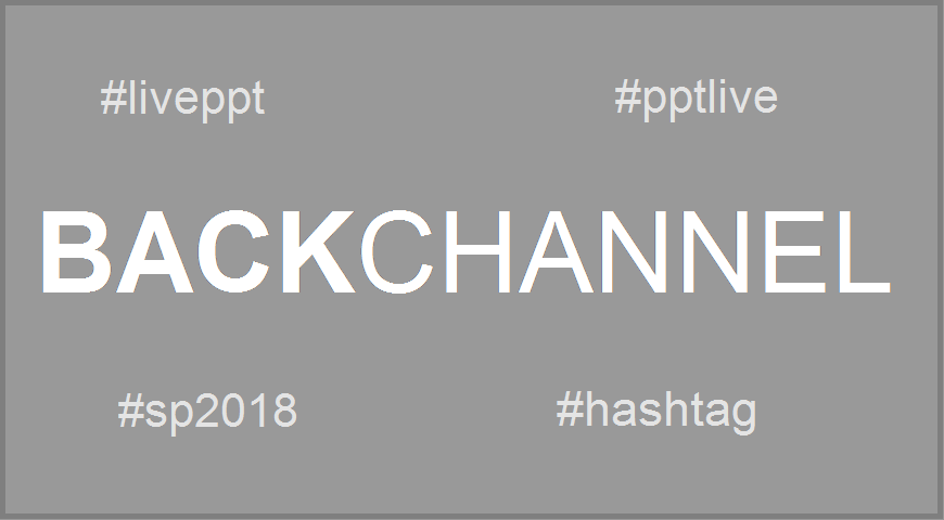 Do Backchannels Matter For Corporate Presentations? Free PowerPoint