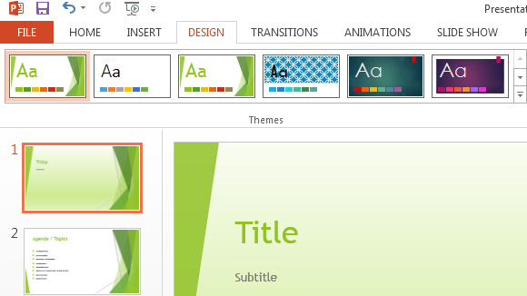 Slide Themes in PowerPoint 2013 Free PowerPoint Templates