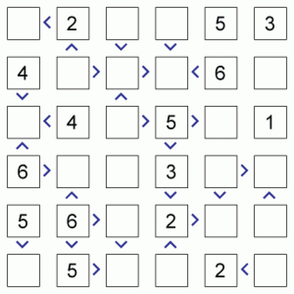 Futoshiki Puzzles (Logic Plus Inequalities) This Looks Like A Fun