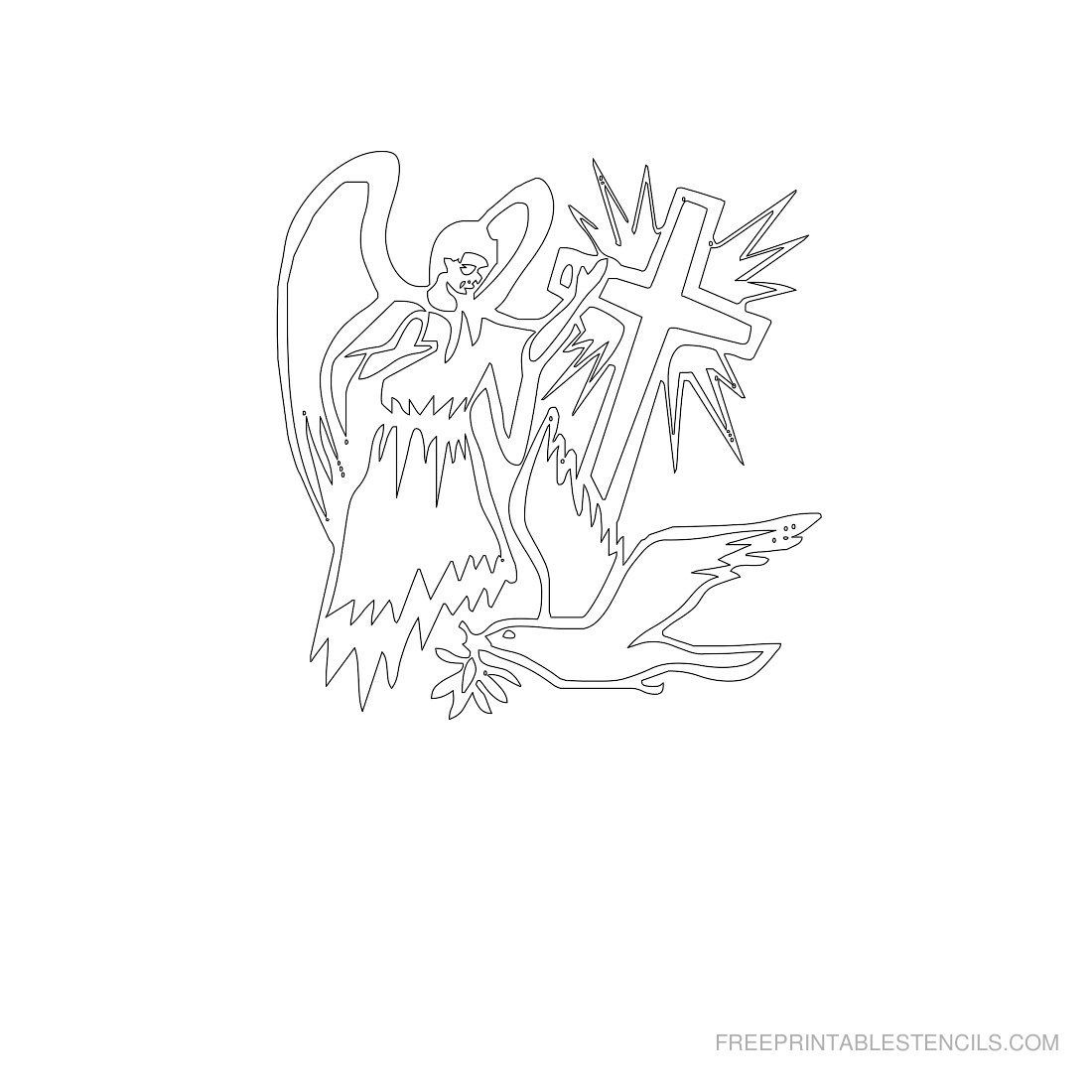 23 Free Printable Angel Stencils