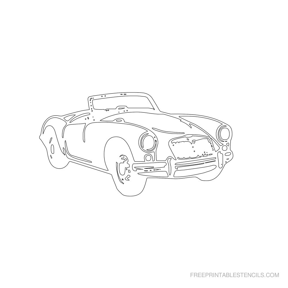 Free Printable Classic Car Stencils