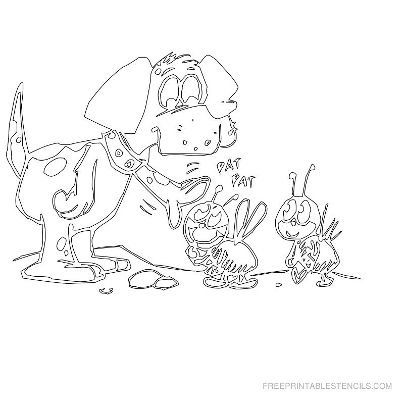 23 Free Printable Dog Stencil Designs