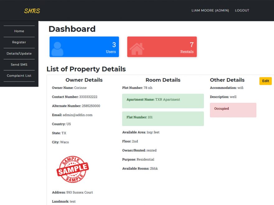 house rental system in php with source code Archives free projects codes
