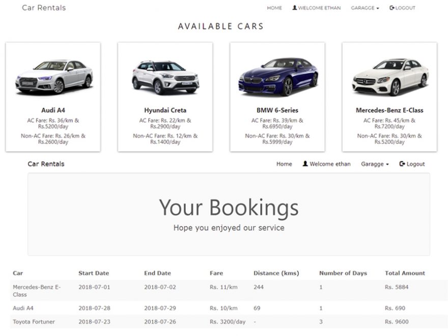 Car Rental System in PHP with Source Code Archives free projects codes