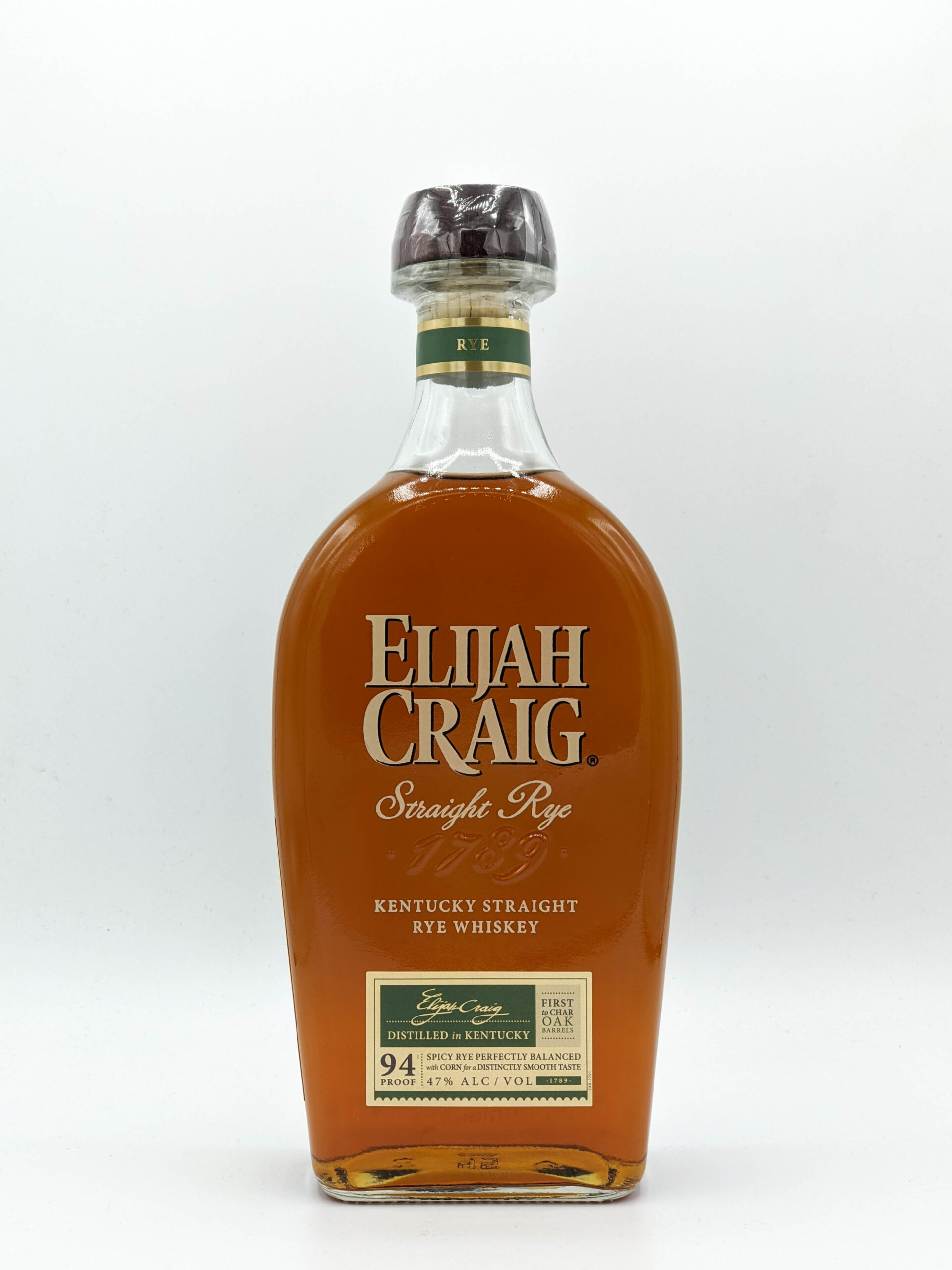 Elijah Craig Straight Rye Free Range Wine & Spirits
