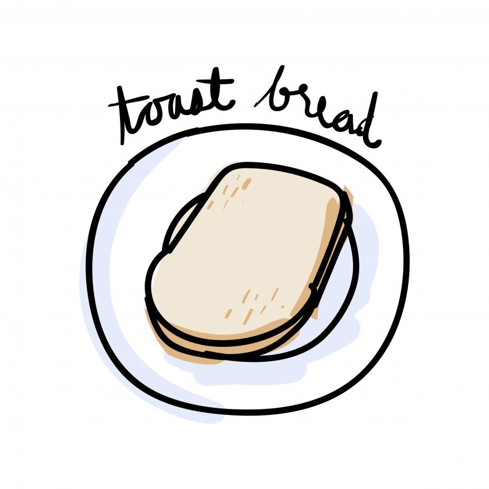 Free Stock Photo of Toast bread vector icon Download Free Images and