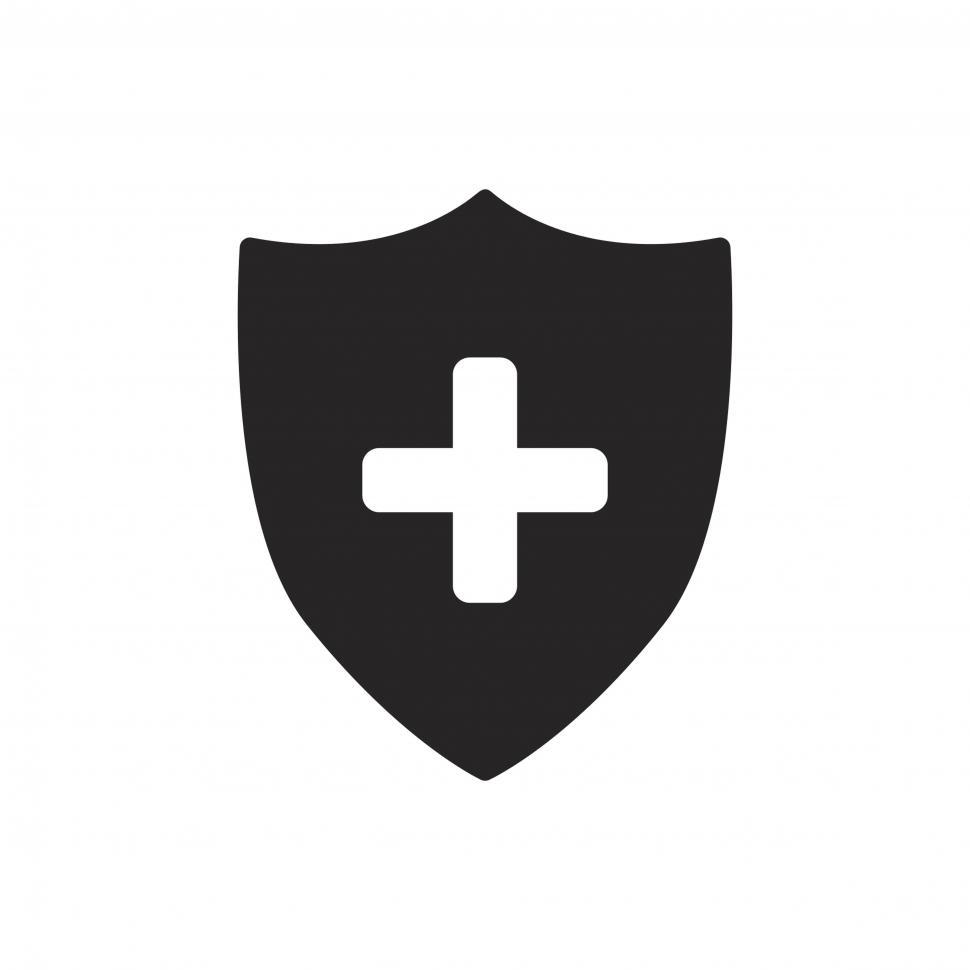 Free Stock Photo of Medical shield icon vector Download Free Images