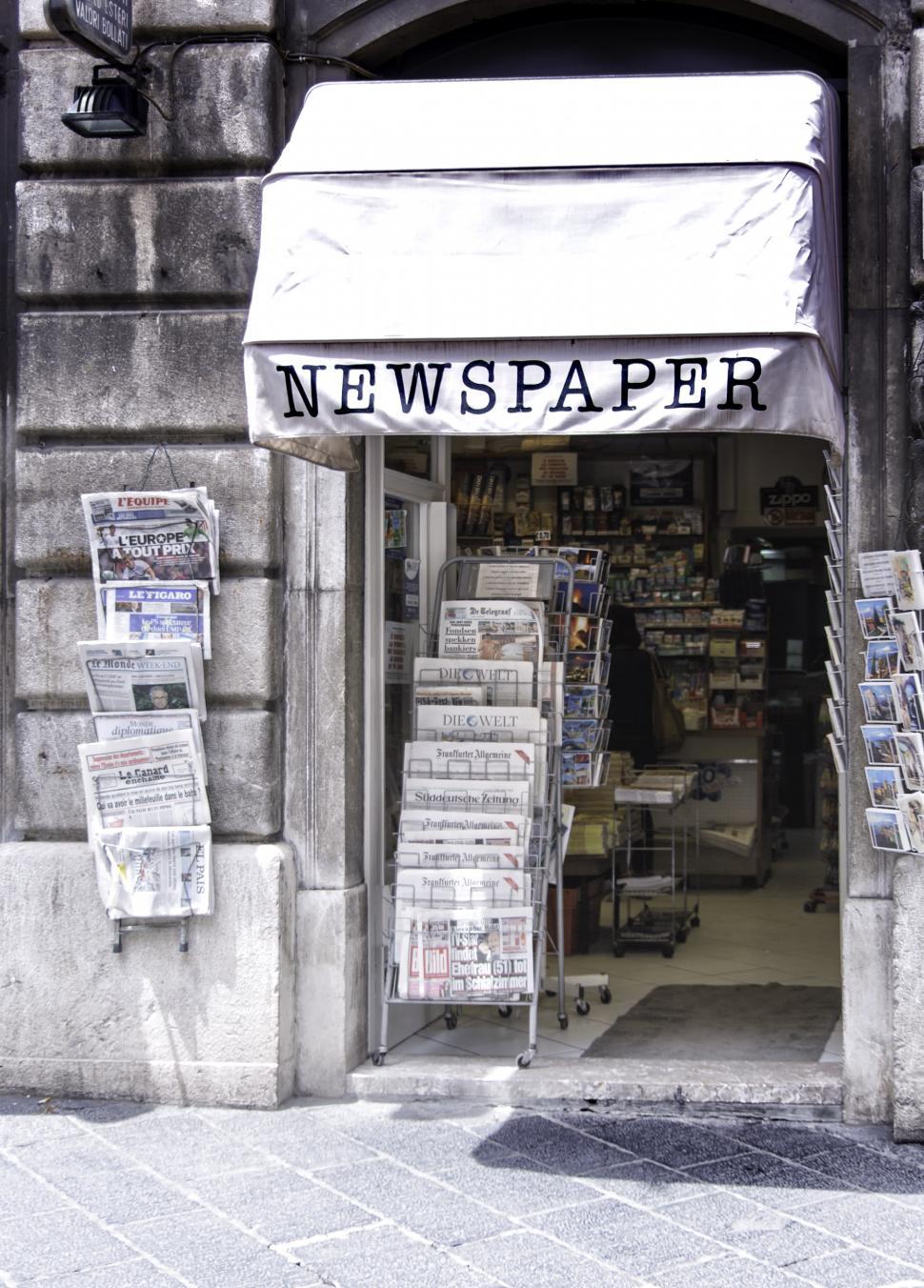 Free Stock Photo of Newspaper Shop Download Free Images and Free