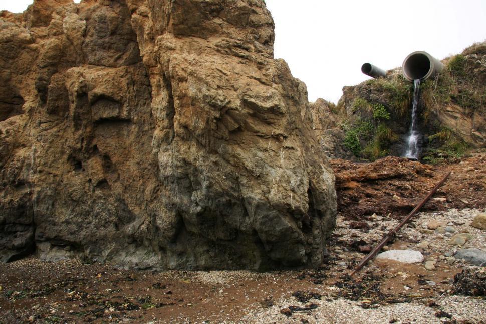 Free Stock Photo of beach fort bragg california rocky rocks shoreline