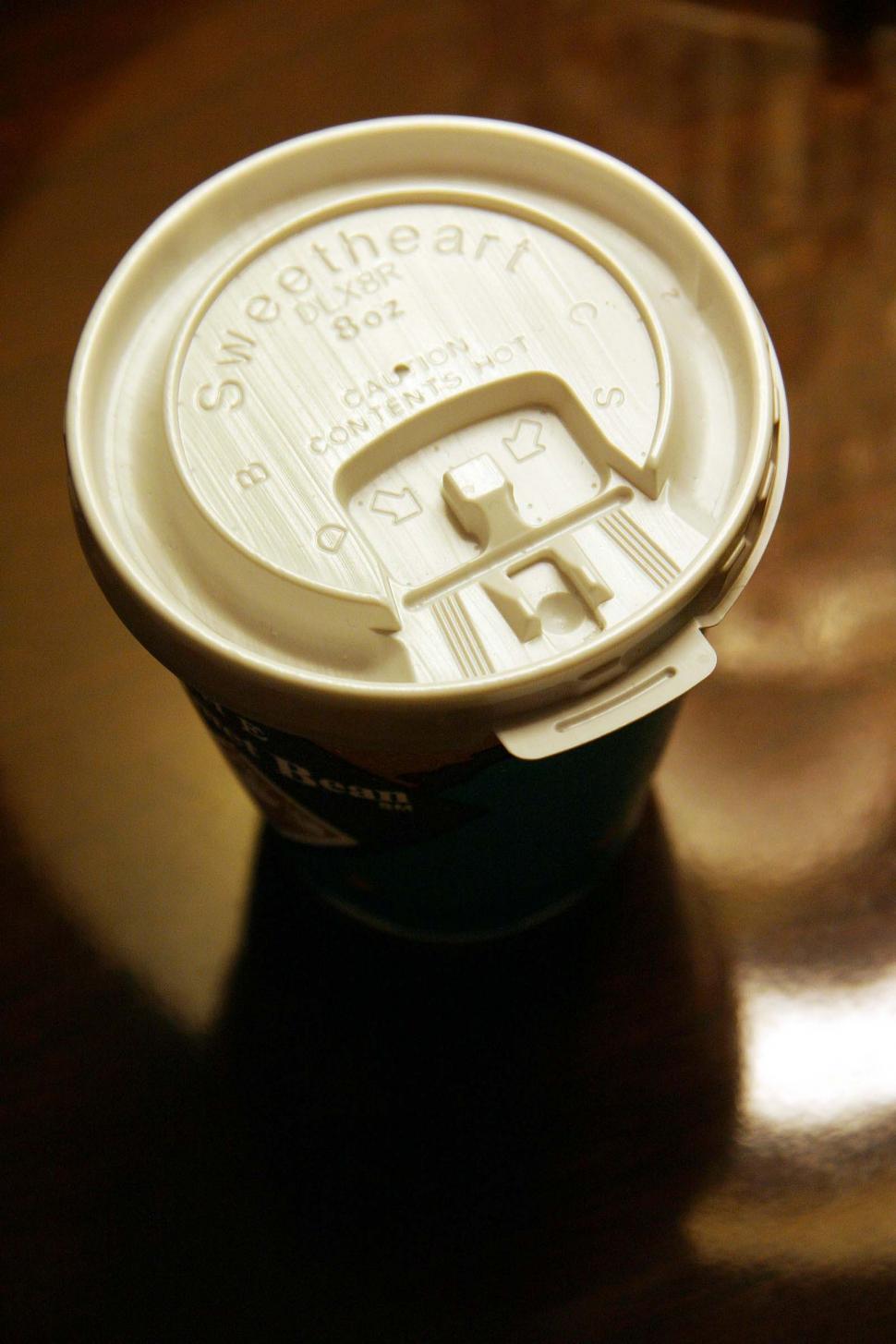 Free Stock Photo of beverage to go lid sipping coffee tea hot styrofoam