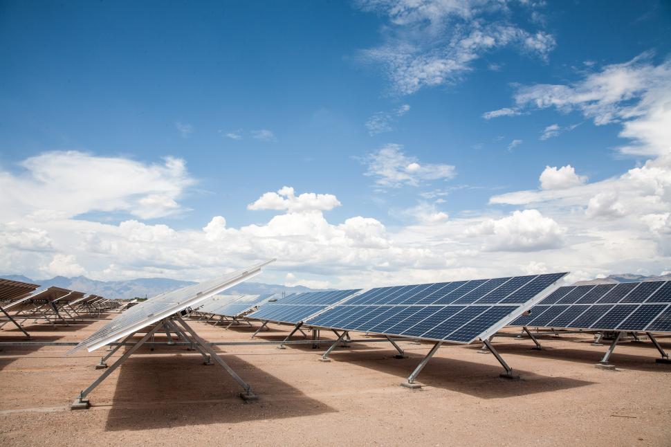 Free Stock Photo of Utility Scale Solar Panels Download Free Images