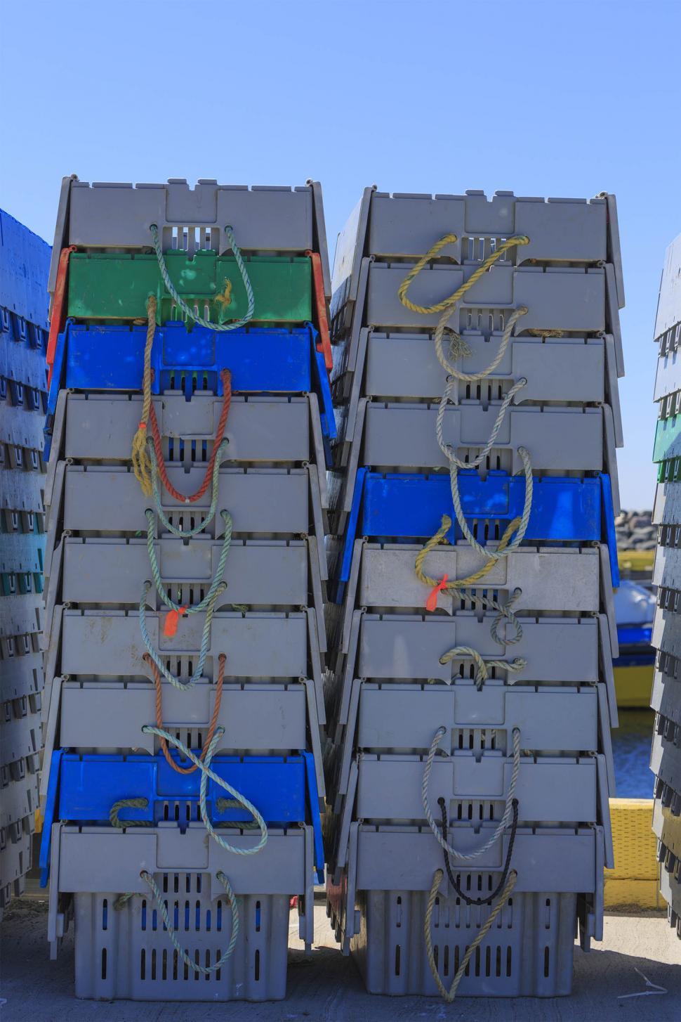 Free Stock Photo of Lobster storage boxes Download Free Images and