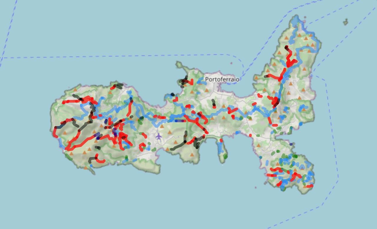 Elba und Toskana MTB TrailMap Freeride.Today