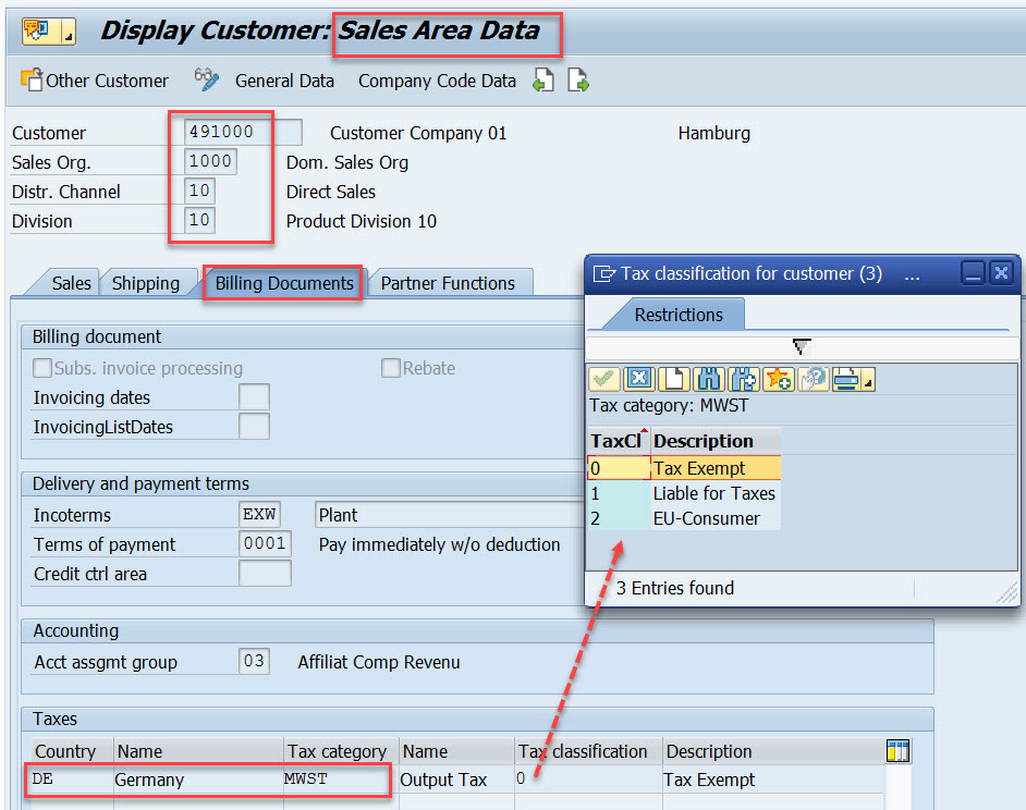 Tax Determination in SAP SD SAPCODES