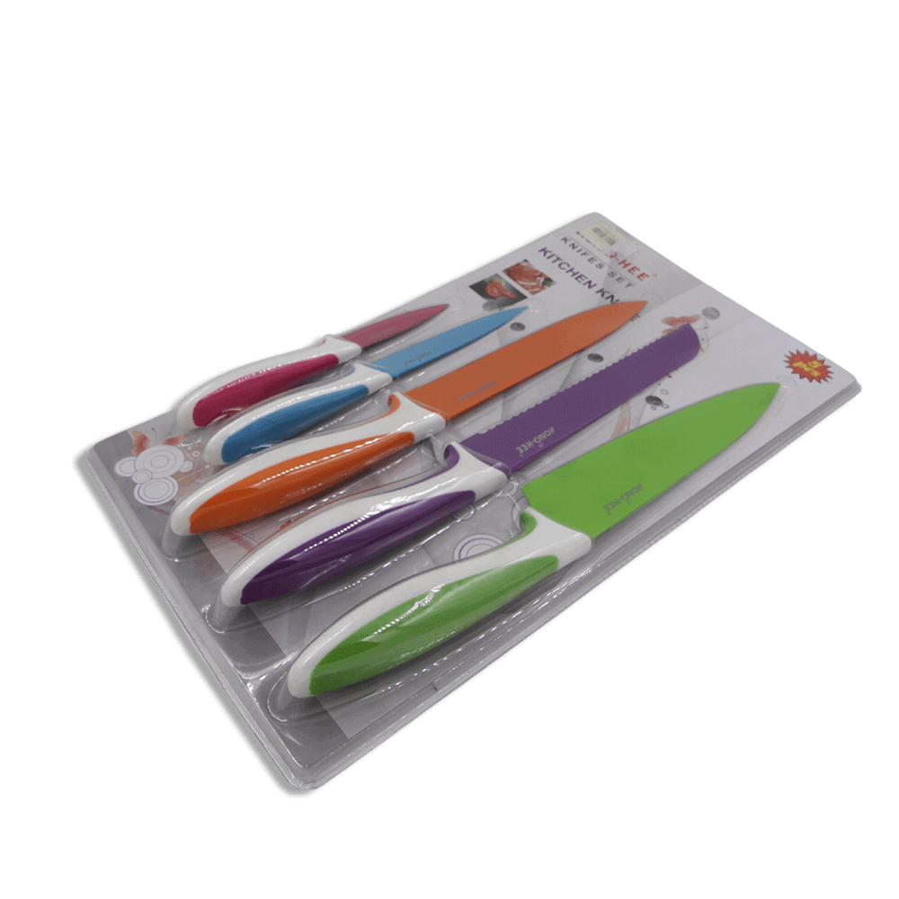 Colored Kitchen Knife Set