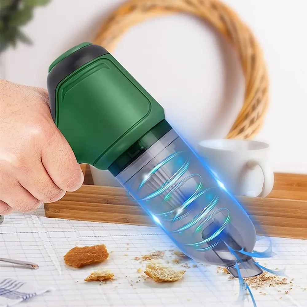 Handheld Green Electrical Vacuum Cleaner
