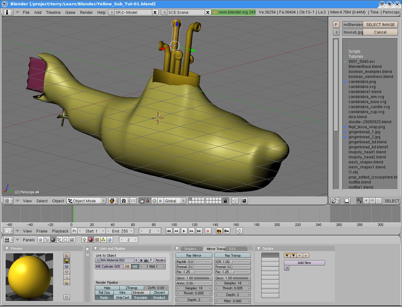 A great Blender tutorial back to school with Blender