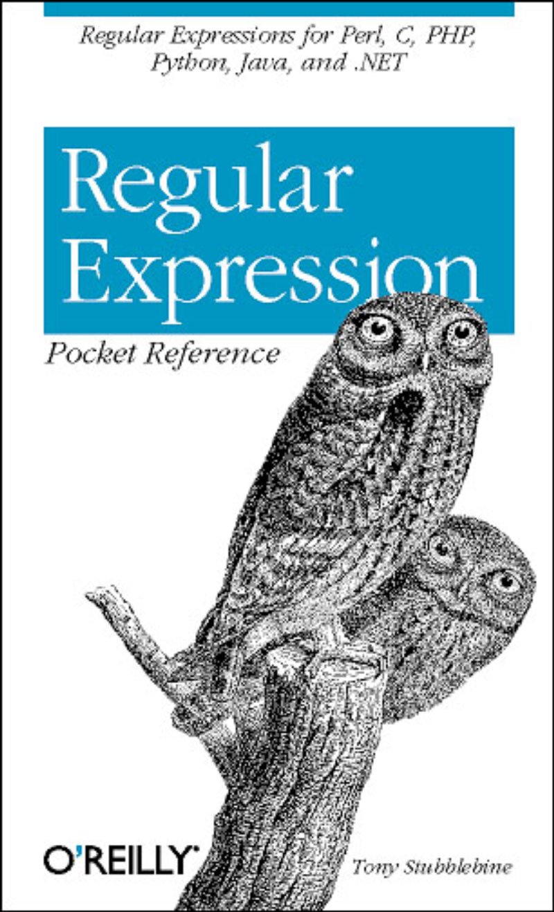 Book review Regular Expression Pocket Reference by Tony Stubblebine