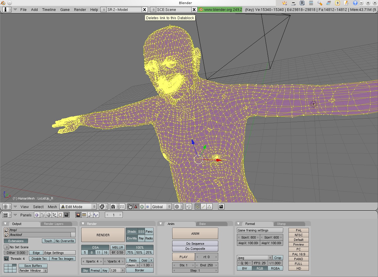 Making realistic characters for Blender with MakeHuman