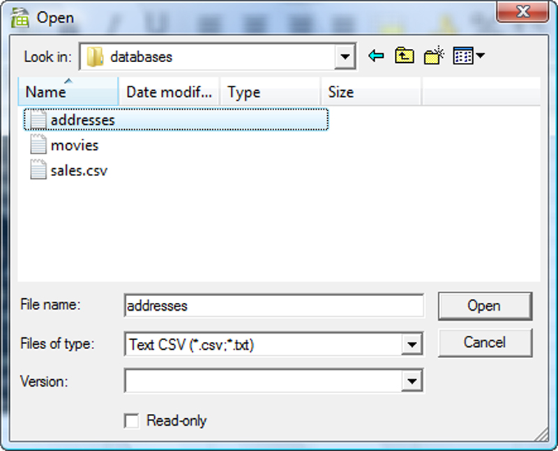 The simplest way to make databases in