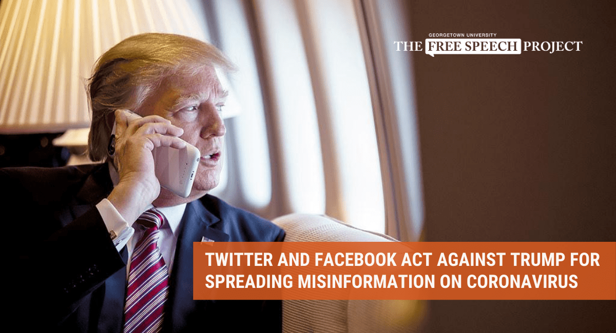 Twitter and Facebook act against Trump for spreading misinformation on