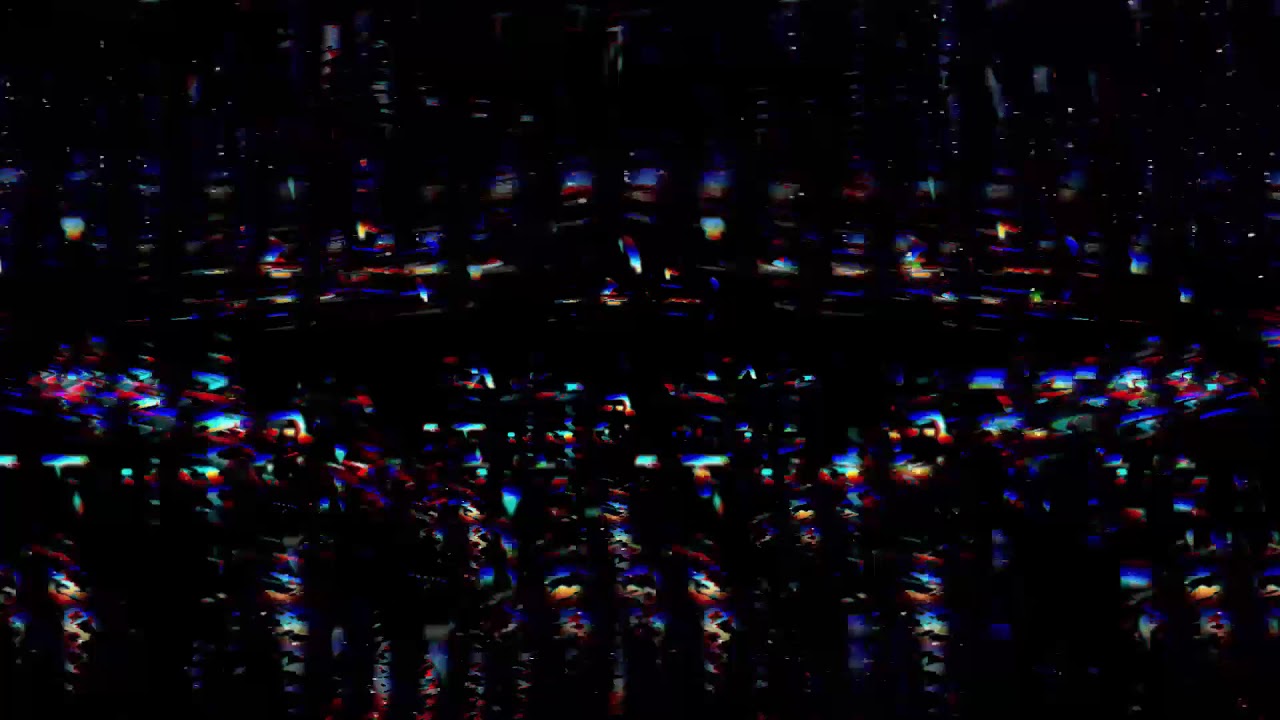 TV Static Grain Overlay RGB Glitch Layer
