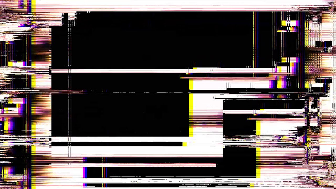 Glitch Screen Effect Frame Destroyed Pixels Loop — Free Stock