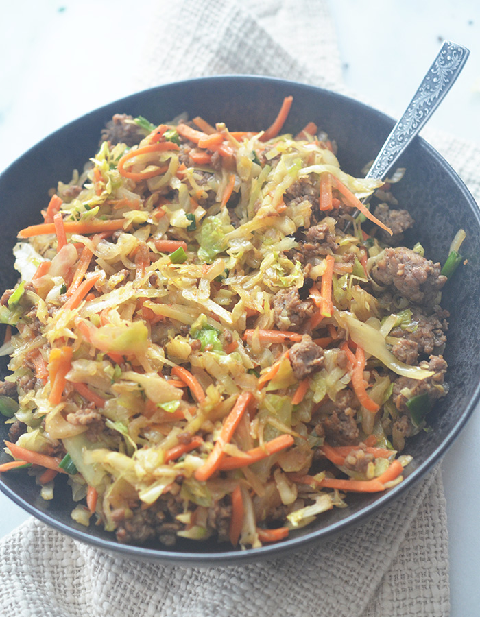 WEIGHT WATCHERS EGG ROLL IN A BOWL Free Style in KItchen